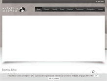 Tablet Screenshot of estetica-silvia.com